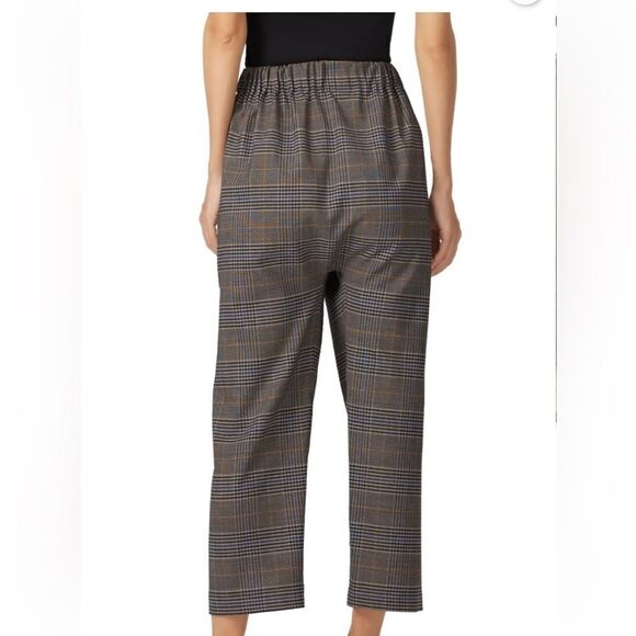 SEA New York Rowan Track pants pull on loose fit plaid workwear women’s RTR Sz 8 - Picture 2 of 11